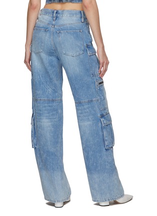 Back View - Click To Enlarge - ALICE + OLIVIA - ‘CAY’ POCKET DETAILS BAGGY CARGO JEANS