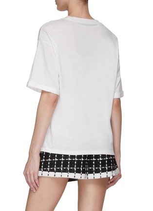 Back View - Click To Enlarge - ALICE + OLIVIA - ‘EVAN’ STACE FACE CREWNECK SHORT SLEEVE T-SHIRT