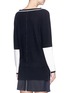 Back View - Click To Enlarge - RAG & BONE - 'Pamela' contrast back colourblock sweater