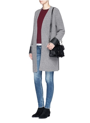 Figure View - Click To Enlarge - RAG & BONE - 'Leanna' contrast seam sweater