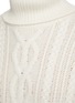 DREYDEN - Cashmere Chunky Cable Knit Split Neck Sweater