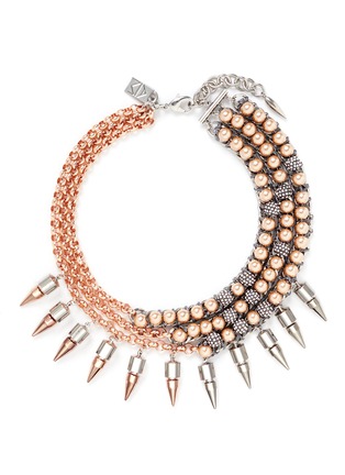 Main View - Click To Enlarge - MOUNSER - 'Moonage Daydream' spike curb chain collar necklace