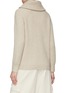Back View - Click To Enlarge - DREYDEN - Shawl Collar Ribbed Cashmere Knit Cardigan