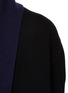  - DREYDEN - Contrast Collar Cashmere Knit Long Coat
