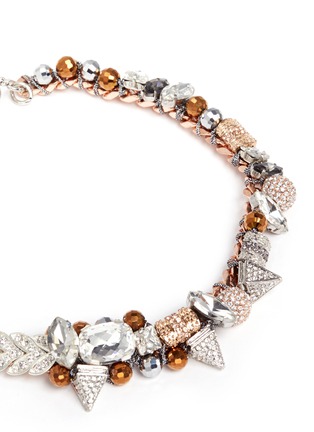 Detail View - Click To Enlarge - MOUNSER - 'Tania' rhinestone pavé Swarovski gem necklace
