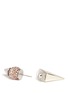 Detail View - Click To Enlarge - MOUNSER - 'Beth' spike crystal pavé earrings