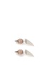 Main View - Click To Enlarge - MOUNSER - 'Beth' spike crystal pavé earrings
