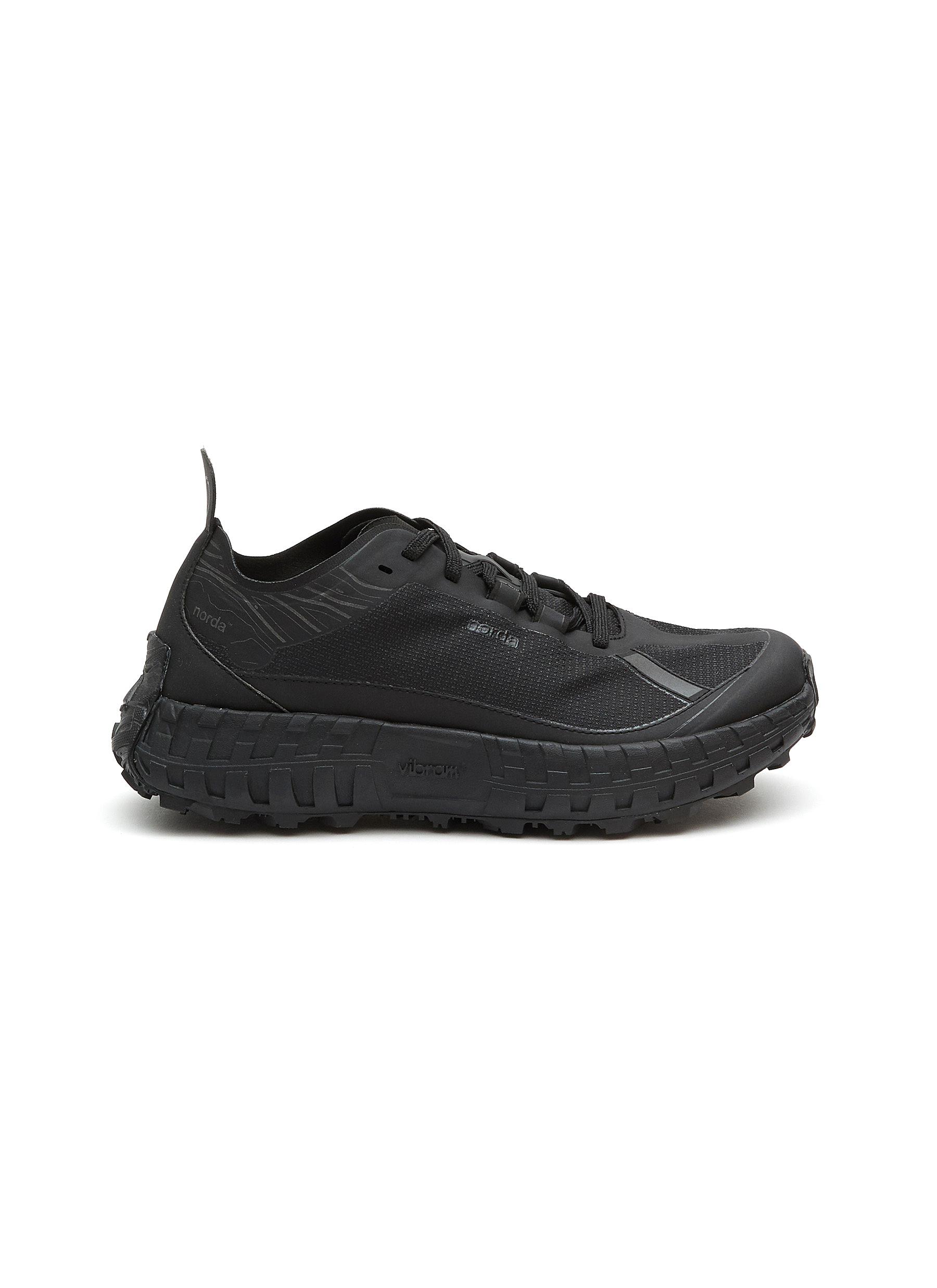 â€˜NORDA 001 G+’ SPIKE LOW TOP LACE UP SNEAKERS