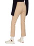Back View - Click To Enlarge - CLOVE - HIGH RISE CROPPED STRETCH FLARED PANTS