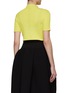 Back View - Click To Enlarge - CFCL - ‘Portrait’ Mock Neck Ribbed Cropped Top