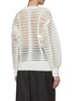 Back View - Click To Enlarge - CFCL - ‘Façade’ Mesh Panel Ripped Sweater
