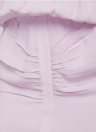  - N°21 - Crewneck Long Sleeve Ruched Detail Jersey Mini Dress