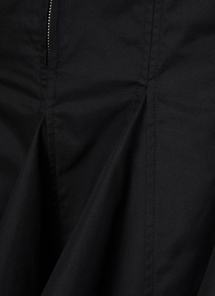  - N°21 - LONG SLEEVE ZIP UP FRONT POPLIN DRESS