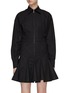 Main View - Click To Enlarge - N°21 - LONG SLEEVE ZIP UP FRONT POPLIN DRESS