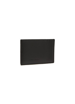 Figure View - Click To Enlarge - BOTTEGA VENETA - ‘Cassette’ Woven Leather Cardholder