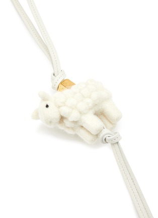 Detail View - Click To Enlarge - LOEWE - Sheep Calf Leather Felt Charm