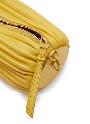 Detail View - Click To Enlarge - LOEWE - PLEATED NAPPA LEATHER BRACELET POUCH