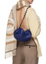 Front View - Click To Enlarge - LOEWE - PLEATED NAPPA LEATHER BRACELET POUCH