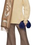 Figure View - Click To Enlarge - LOEWE - PLEATED NAPPA LEATHER BRACELET POUCH