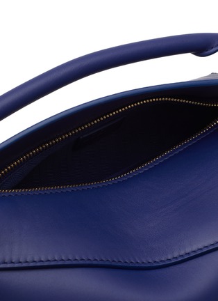 Detail View - Click To Enlarge - LOEWE - ‘PUZZLE EDGE’ SMALL SATIN CALF LEATHER CROSSBODY BAG