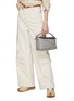 Front View - Click To Enlarge - LOEWE - Small ‘Puzzle’ Calfskin Leather Crossbody Bag