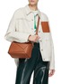 Front View - Click To Enlarge - LOEWE - ‘PUZZLE’ SMALL CALF LEATHER CROSSBODY BAG