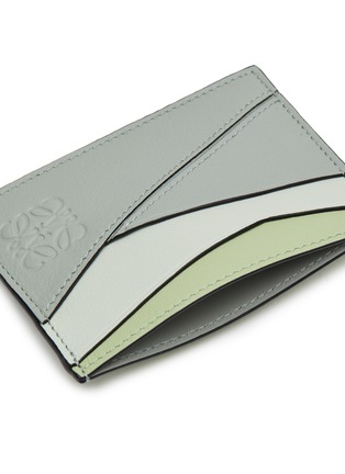 Detail View - Click To Enlarge - LOEWE - ‘PUZZLE’ PLAIN CALF LEATHER CARDHOLDER