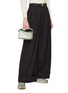 Front View - Click To Enlarge - LOEWE - Mini ‘Puzzle’ Two Toned Calfskin Leather Crossbody Bag