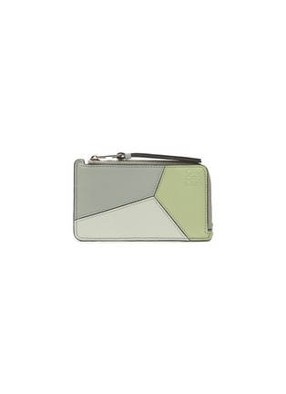 Main View - Click To Enlarge - LOEWE - ‘PUZZLE’ CALF LEATHER COIN CARDHOLDER