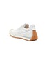  - LOEWE - ‘FLOW’ LOW TOP SUEDE PANEL MESH LACE UP SNEAKERS