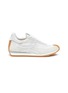 Main View - Click To Enlarge - LOEWE - ‘FLOW’ LOW TOP SUEDE PANEL MESH LACE UP SNEAKERS