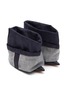 Detail View - Click To Enlarge - LOEWE - 90 Folded Denim Shaft Leather Heeled Boots
