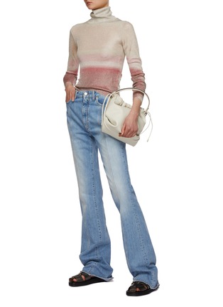 Figure View - Click To Enlarge - MISSONI - Long Sleeve High Roll Neck Degrade Knit Jumper
