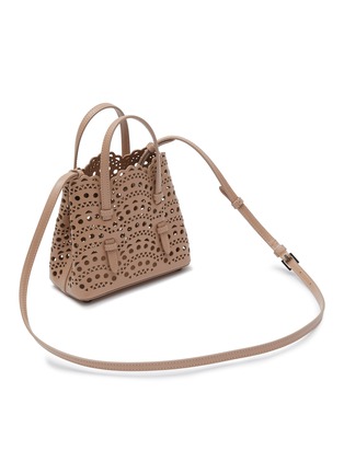 ALAÏA Mina 16 Bag Calfskin With Natural Pearls