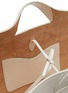 Detail View - Click To Enlarge - ALAÏA - Medium ‘Khaima’ Laminated Calfskin Leather Tote Bag