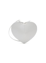 Alaïa Le Coeur Leather Cross-body Bag in White