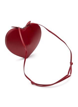 Detail View - Click To Enlarge - ALAÏA - ‘LE COEUR’ HEART SHAPED CALFSKIN LEATHER CROSSBODY BAG