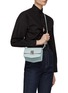 Figure View - Click To Enlarge - ALAÏA - Small ‘Le Papa’ Calfskin Leather Crossbody Bag