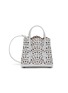 Main View - Click To Enlarge - ALAÏA - ‘MINA’ 16 VIENNE PERFORATED CALFSKIN LEATHER TOTE BAG