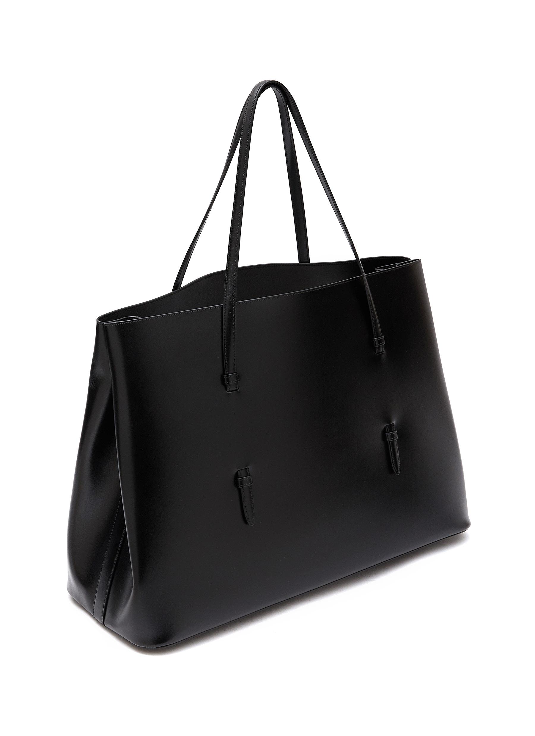 ‘MINA’ 50 CALFSKIN LEATHER TOTE BAG