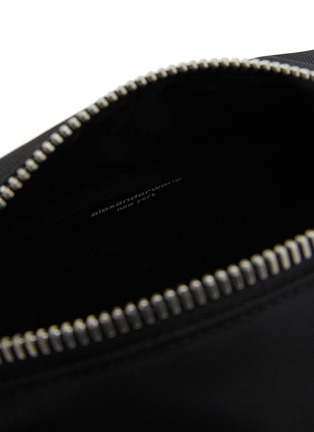 Detail View - Click To Enlarge - ALEXANDERWANG - ‘HEIRESS SPORT’ METAL LOGO HARDWARE STRAP SHOULDER BAG