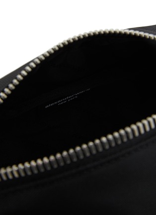 Detail View - Click To Enlarge - ALEXANDER WANG - ‘HEIRESS SPORT’ METAL LOGO HARDWARE STRAP SHOULDER BAG