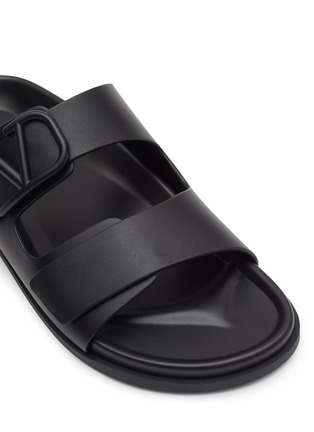 Detail View - Click To Enlarge - VALENTINO GARAVANI - VLogo Leather Sandals