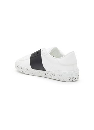  - VALENTINO GARAVANI - ‘OPEN FOR A CHANGE’ SPECKLED SOLE LOW TOP LACE UP SNEAKERS