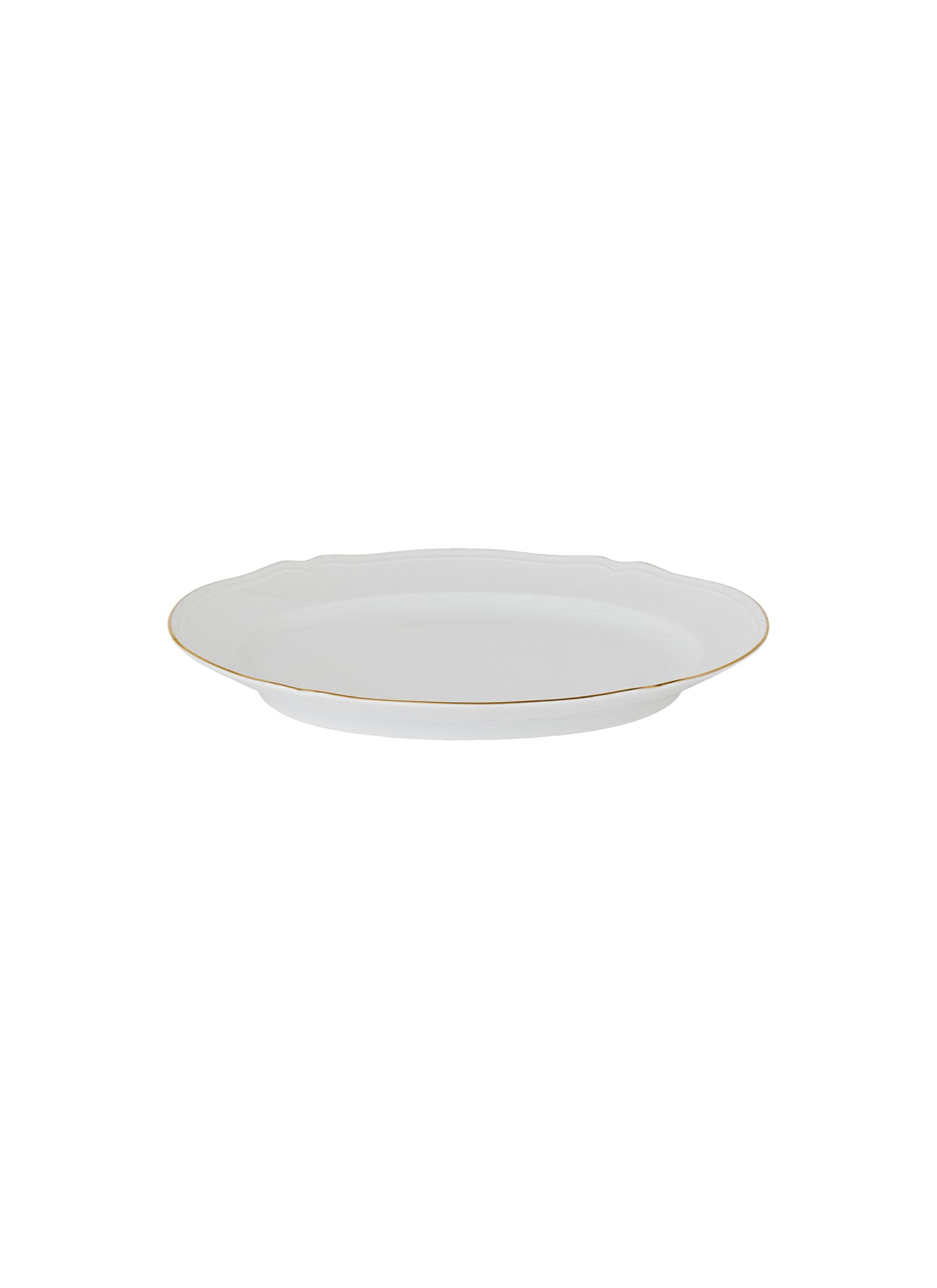 Corona Porcelain Flat Oval Platter