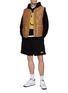 Figure View - Click To Enlarge - JOSHUA’S - SMILEY FACE INTARSIA WOOL CASHMERE BLEND KNIT HOODIE
