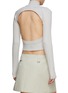 Back View - Click To Enlarge - EYTYS - Halter Back Ribbed Knit Sweater