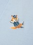 MAISON KITSUNÉ - Dressed Fox Patch Wool Loose Fit Cardigan