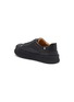 - JIL SANDER - Rivet Embellished Leather Platform Low Top Sneakers