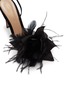 Detail View - Click To Enlarge - GIANVITO ROSSI - 105 Feather Embellished Heeled Sandals